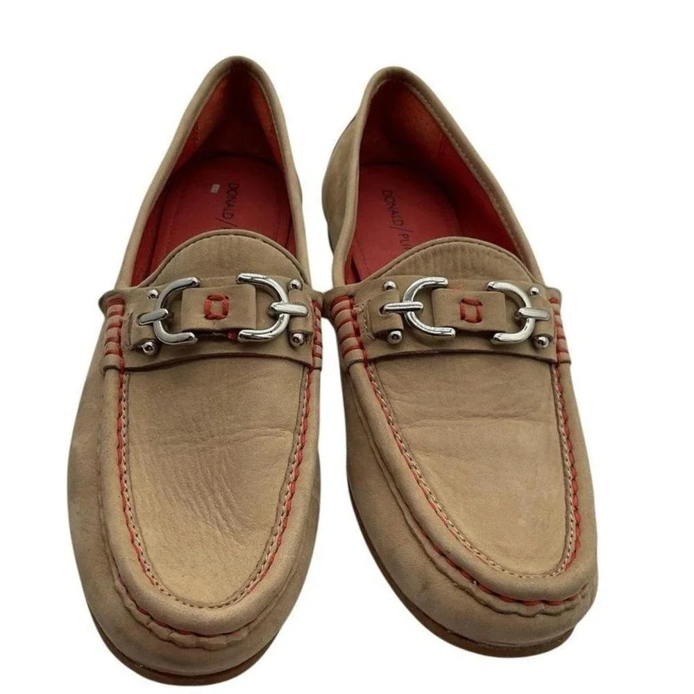 Donald J Pliner Leather Loafers Womans‎ Size 7.5M